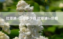 比亚迪s4价格多少钱 比亚迪4ss价格