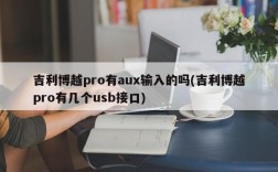 吉利博越pro有aux输入的吗(吉利博越pro有几个usb接口)