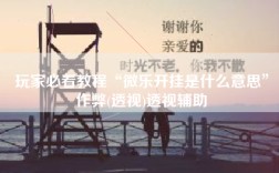 玩家必看教程“微乐开挂是什么意思”作弊(透视)透视辅助