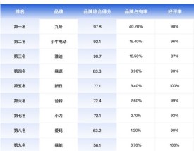 电动车什么牌子好排名第一,电动车什么牌子好排名第一的
