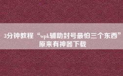 3分钟教程“wpk辅助封号最怕三个东西”原来有神器下载