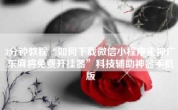 3分钟教程“如何下载微信小程序雀神广东麻将免费开挂器”科技辅助神器手机版