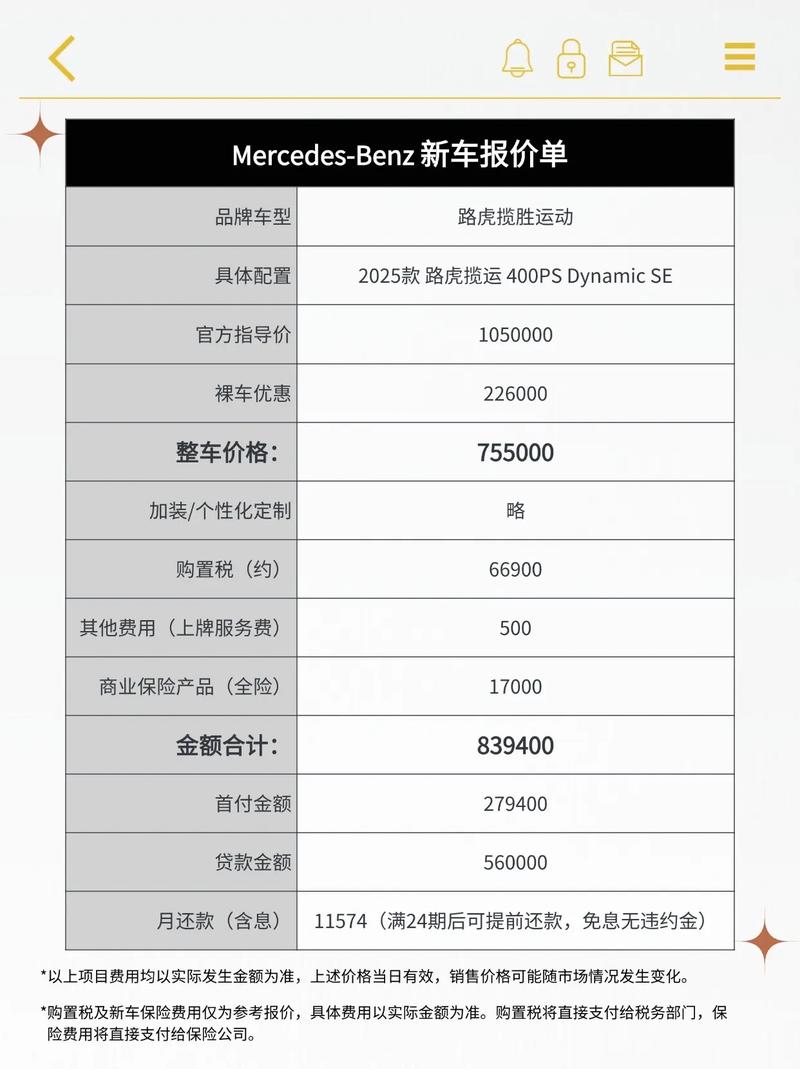 路虎揽胜价格一览表,路虎揽胜价格一览表图片