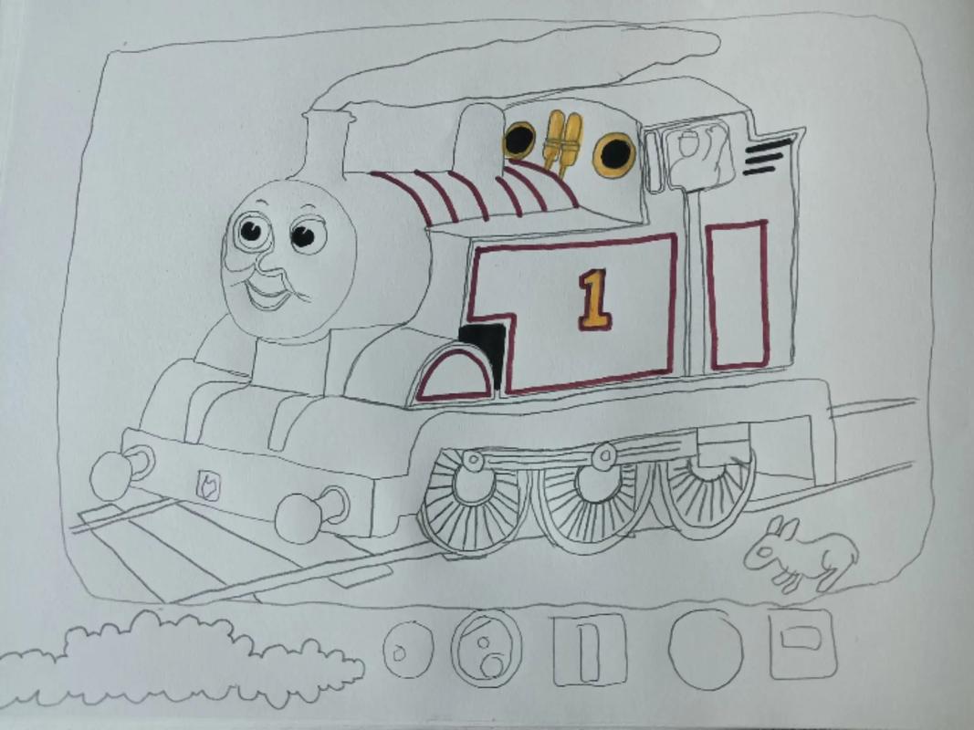 火车简笔画/火车简笔画怎么画